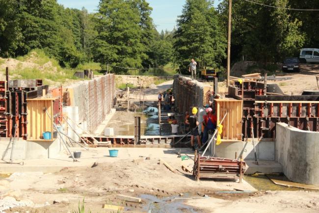 Śluza Tartak na Kanale Augustowskim - naprawa strukturalna